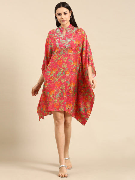 short kaftan dress
