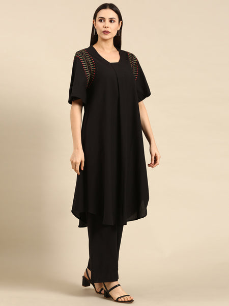 A line cotton dress