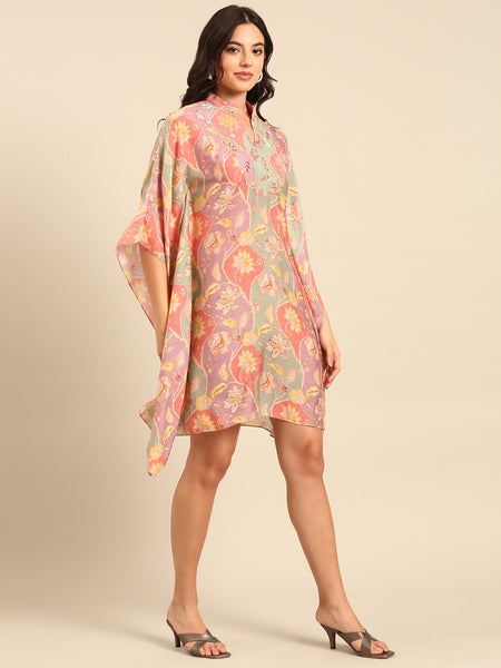 short kaftan designer dress for girls