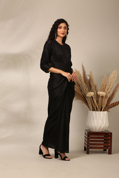 black cocktail and party dress