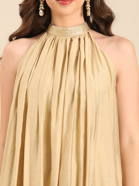 Beige RT Fiona Cocktail Dress  - AS0727