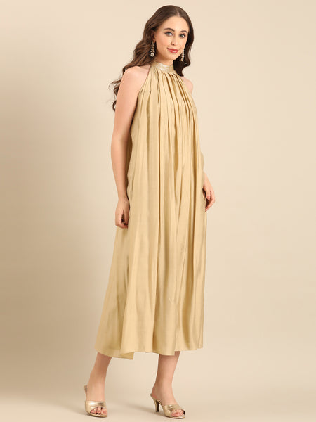 Beige RT Fiona Cocktail Dress  - AS0727