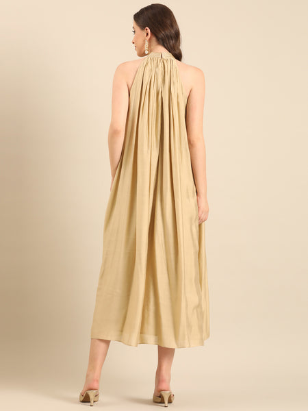 Beige RT Fiona Cocktail Dress  - AS0727
