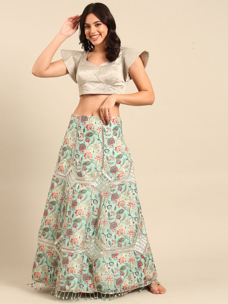 Silver Tissue Blouse - ASBL098