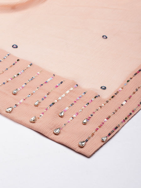 pink dupatta for girls lehenga