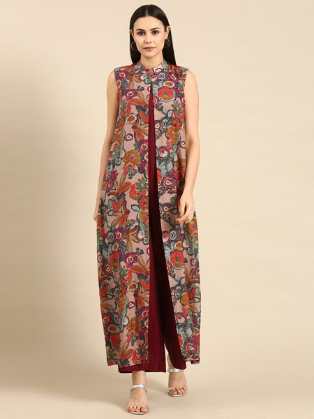 Printed Cotton Jump Suit - ASJS016
