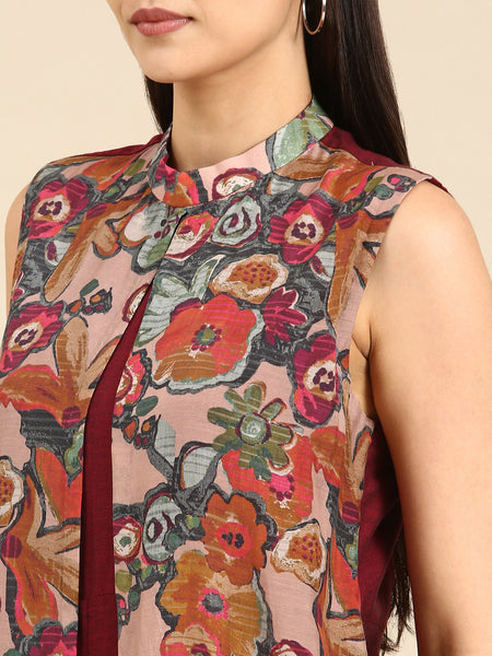 Printed Cotton Jump Suit - ASJS016