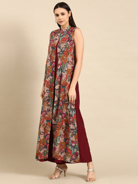 Printed Cotton Jump Suit - ASJS016