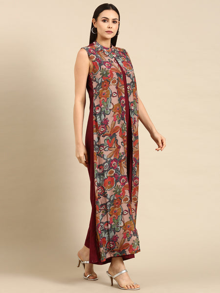 Printed Cotton Jump Suit - ASJS016