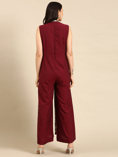 Printed Cotton Jump Suit - ASJS016