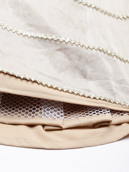 Blue Silver Tissue Silk Lehenga - ASL024