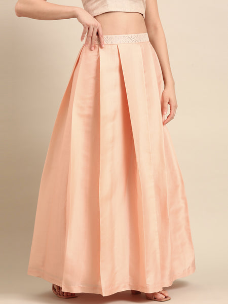 Pink RT Silk Lehenga - ASL027