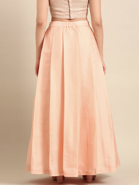 Pink RT Silk Lehenga - ASL027