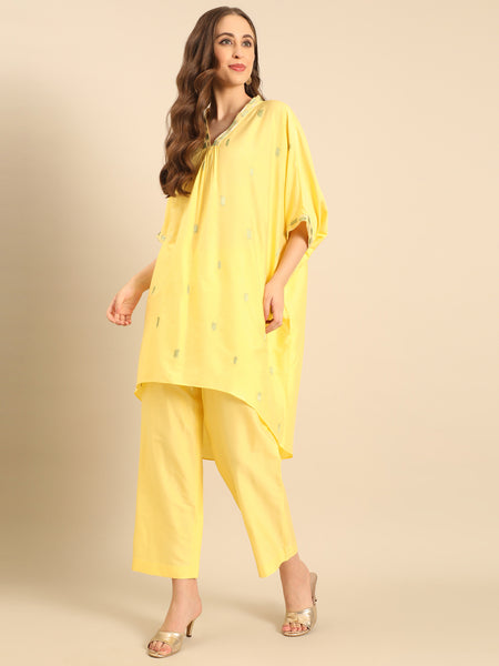 Yellow Cotton Silk Bottom - ASPL062