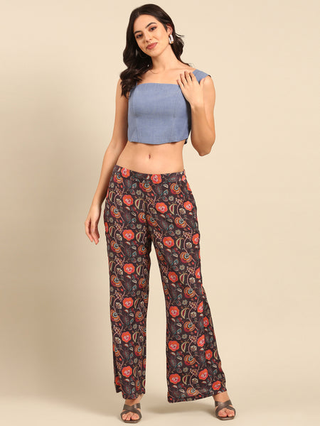 Denim Blue Malai Cotton Tops - ASST093