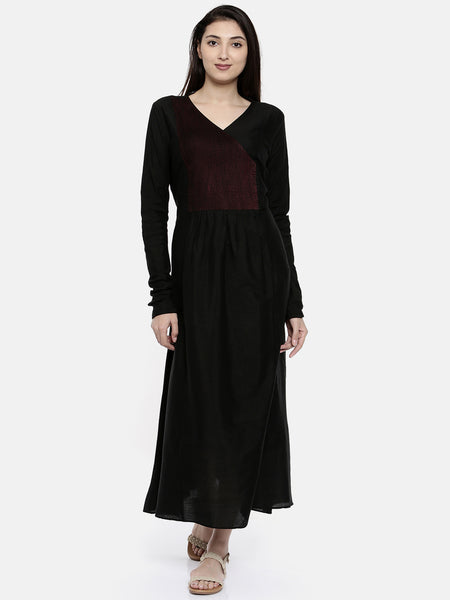 Black Pintuck Dress - AS0138 - Asmi Shop