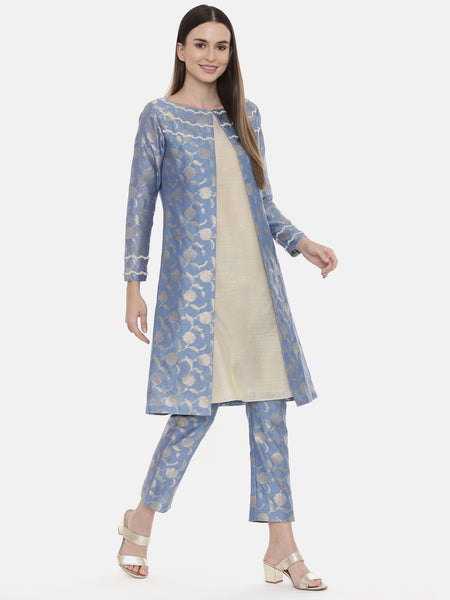 Banares Brocade Jaquard Kurta - AS0569