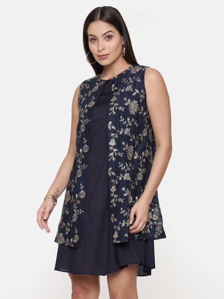 Chanderi designer dress for women