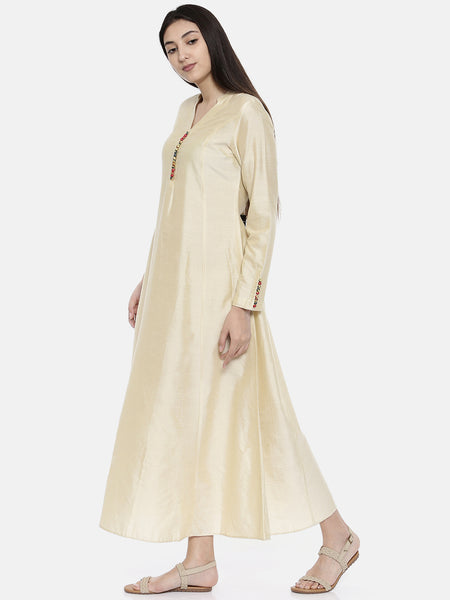 Beige Potli Dress - AS097 - Asmi Shop