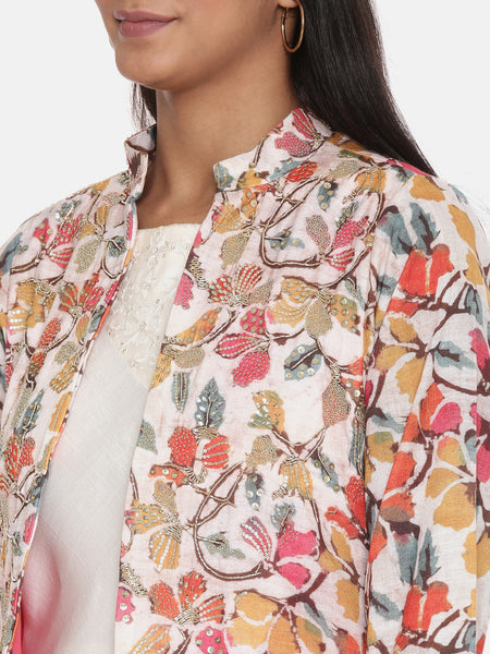 Printed Linen Overlayer - ASJ064