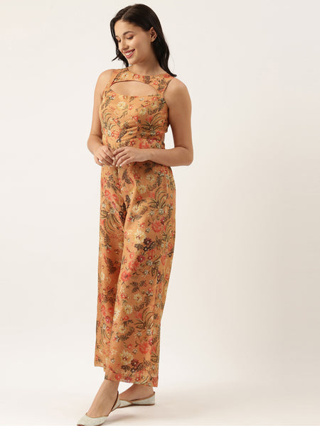 Rust Orange Jump Suit - ASJS003