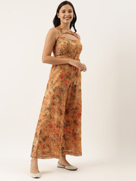 Rust Orange Jump Suit - ASJS003