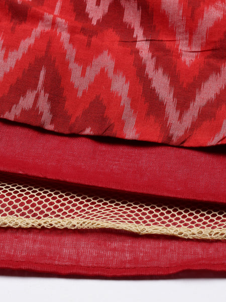 Ikat Silk Lehenga - ASL006