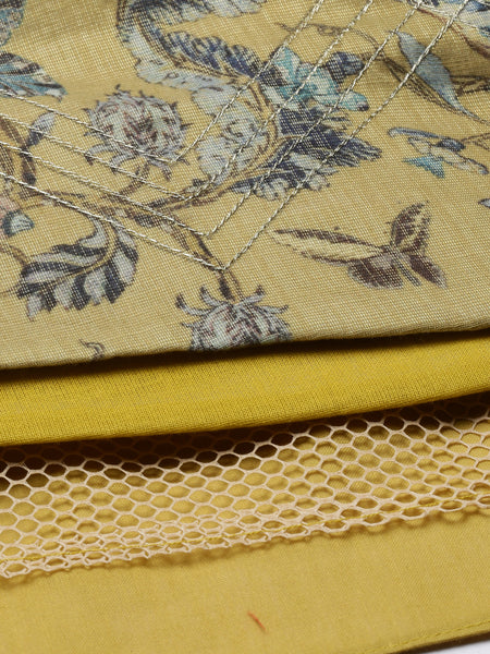 Chanderi Embroidered Green Lehenga - ASL009