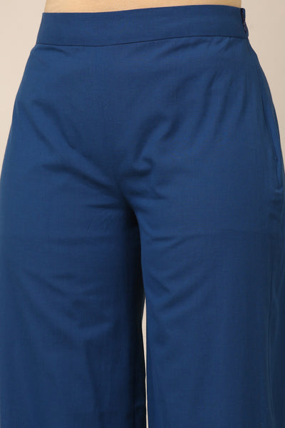 Blue Malai Cotton Pant - ASP071