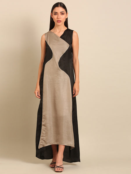 earl silk dress Reformation Earl Draped Floral-print Silk-charmeuse Maxi Dress in Green