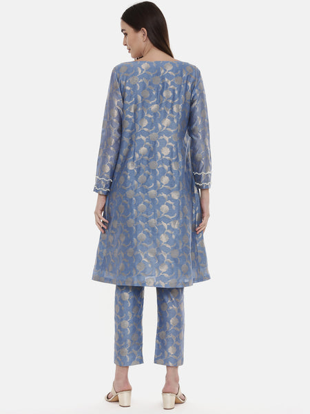 Banares Brocade Jaquard Kurta - AS0569