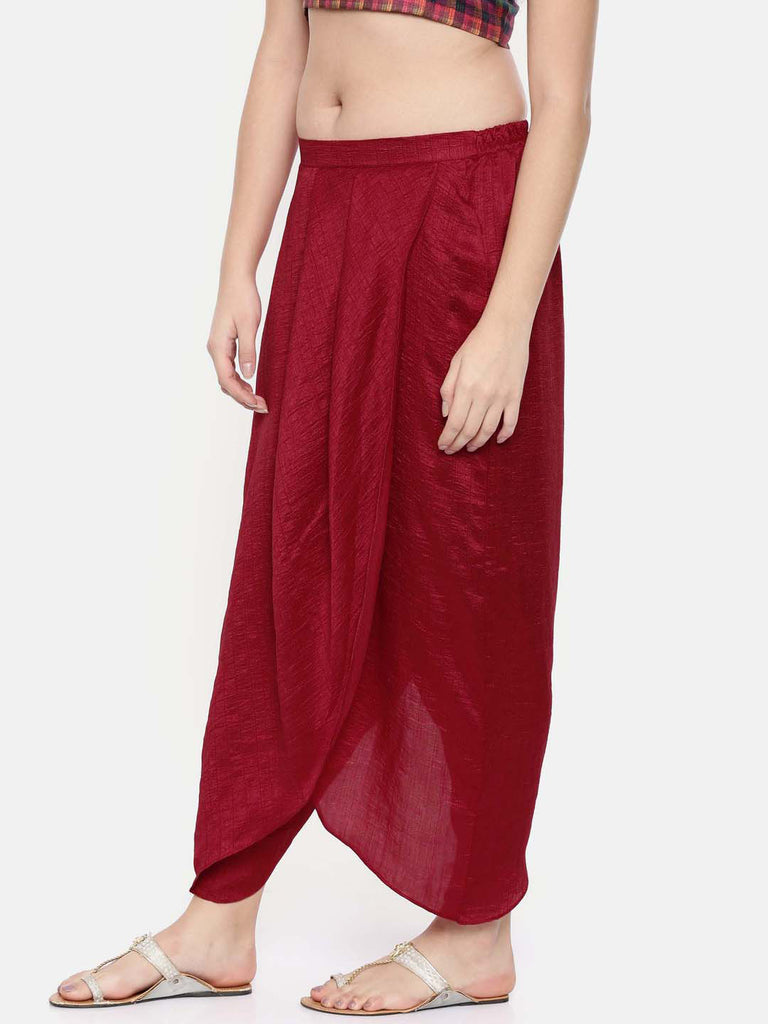 Dhoti Style Ladies Trousers Pants Elasticated Drawstrings Fitted Cotton,  Free Size - Etsy