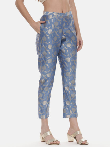 Banares Silk Tapered Pants - ASP029