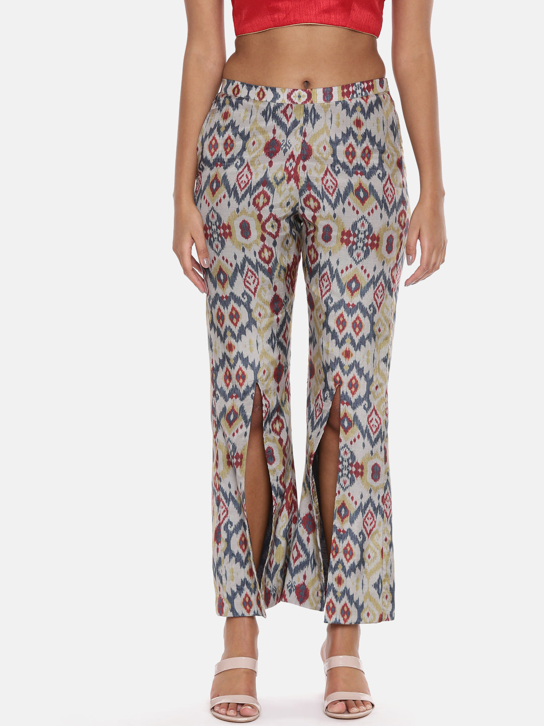 Muslin Printed Double Layer Pant - ASP054