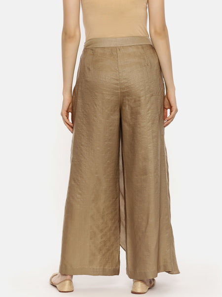 Silk Bronze Dhoti Pants - ASPL015