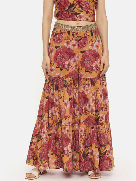 Printed Cotton Palazzo - ASPL017