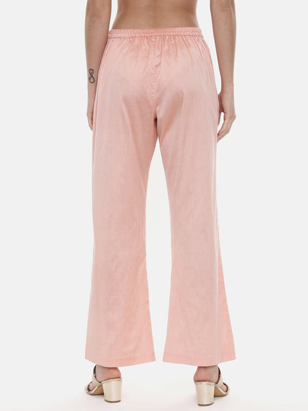 Pink Silk Embroidred Pants - ASPL021